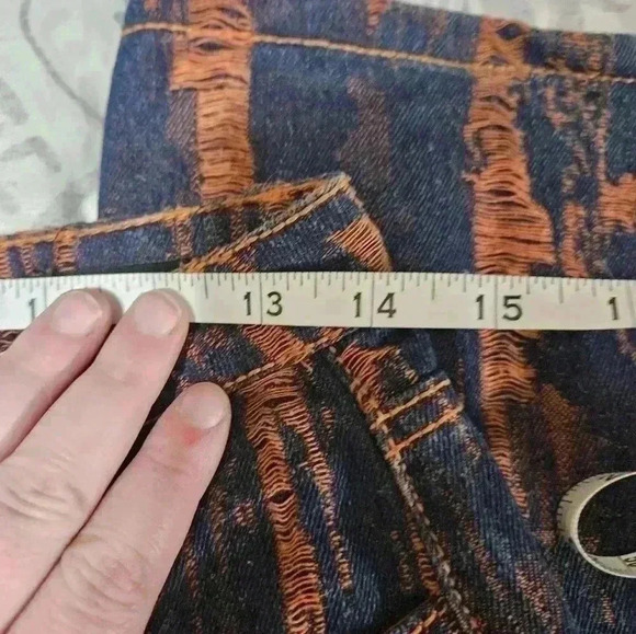 Jaded womens orange thread jeans! - Picture 4 of 5